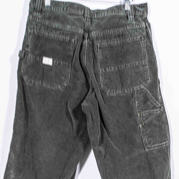 Vintage Old Navy Corduroy Carpenter Pants W33 L32 Wide Leg Hammer Loop Baggy Y2K - Picture 8 of 11